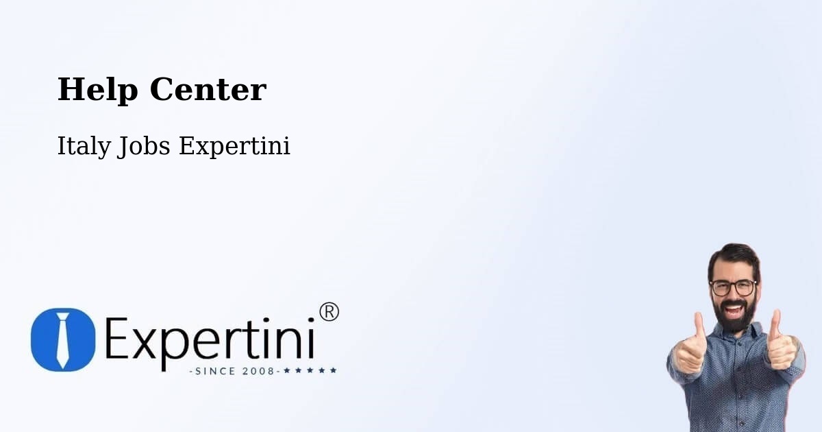 Help Center – Rivoli - Italy Jobs Expertini