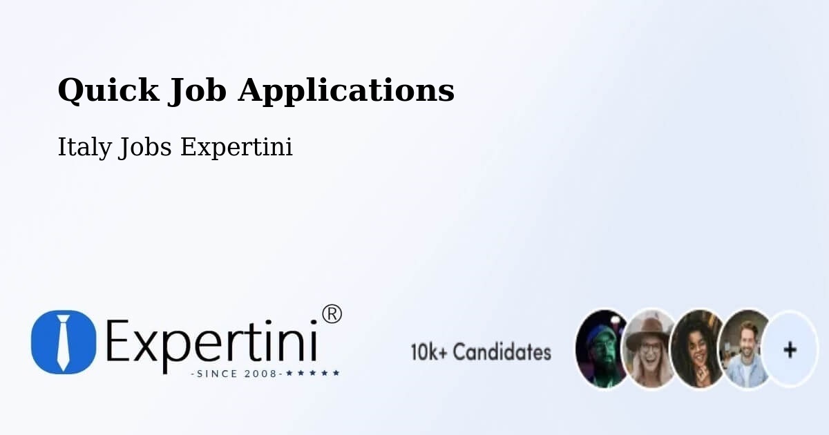 Quick Apply Feature – Rivoli - Italy Jobs Expertini